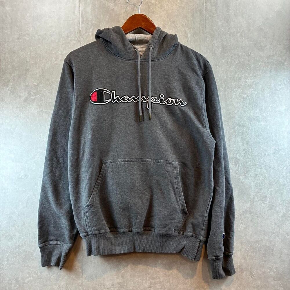 Champion Men's Grey Hoodie